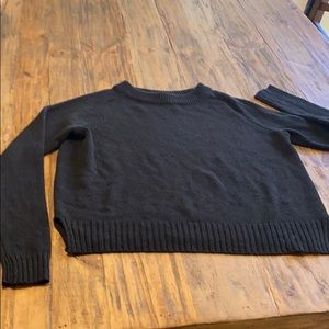 H&M Xs solid black sweater.
